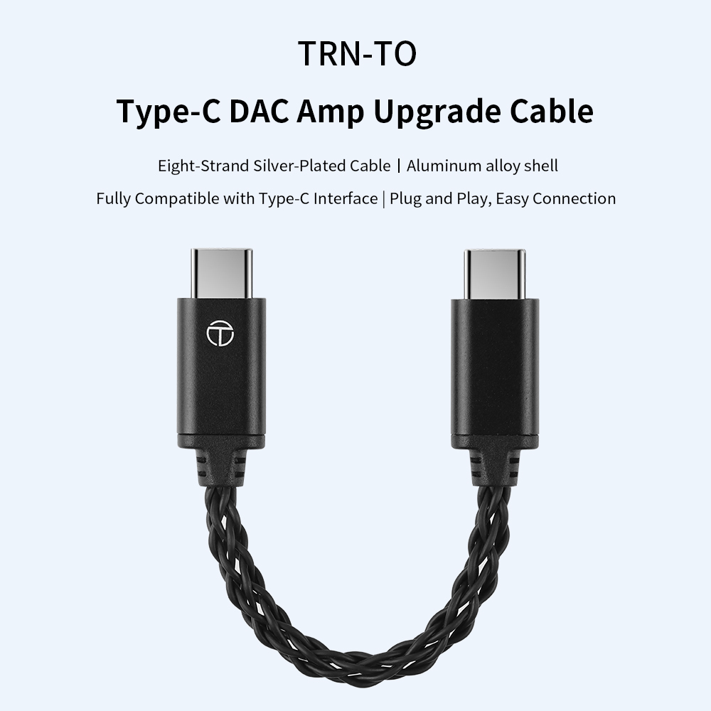 Usb C Earphone - TRN から変換ライン Type-C DAC アンプアップグレードケーブル HiFi