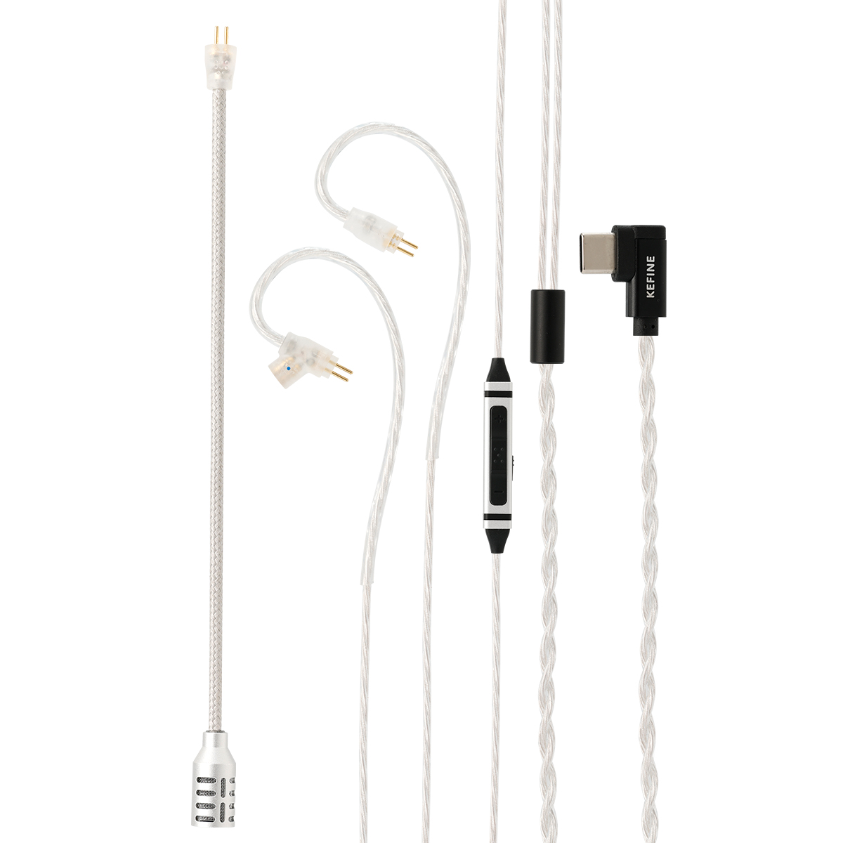 Wired Earphone Mic - Kefine ゲーミングケーブル HiFi 有線イヤホン用 タイプ C