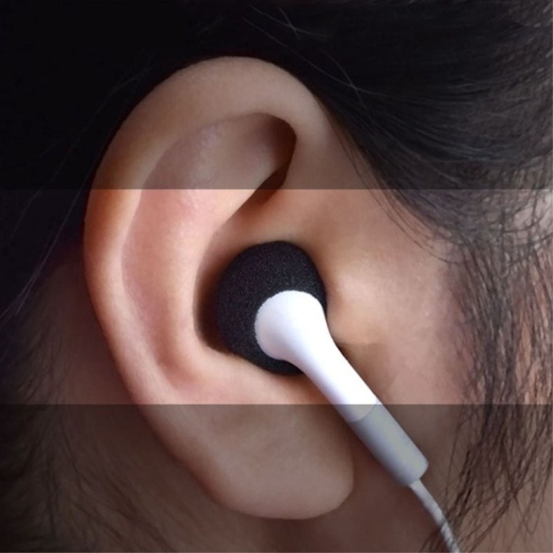 100pcsのソフトフォームの耳ヒント、耳パッドイヤーパッド - Earphone Foam Tip のレビューと価格