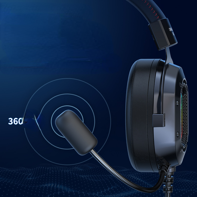 Onikuma-マイク付きrgb有線ヘッドフォン,k3ゲーマ - Gaming Headset Rgb のレビューと価格