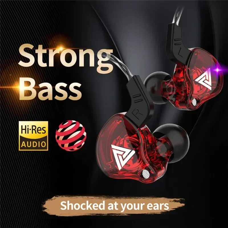 オリジナル QKZ AK6 銅ドライバー HiFi 有線イヤ - Wired Earphone Mic のレビューと価格