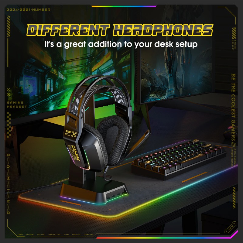 ONIKUMA X13 ゲーミングヘッドセット 有線RGBヘ - Gaming Headset Rgb のレビューと価格