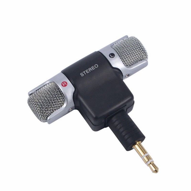 ミニステレオ録音マイクマイク3.5ミリメートルミニジャックと - Audiophile Headphone Wired のレビューと価格