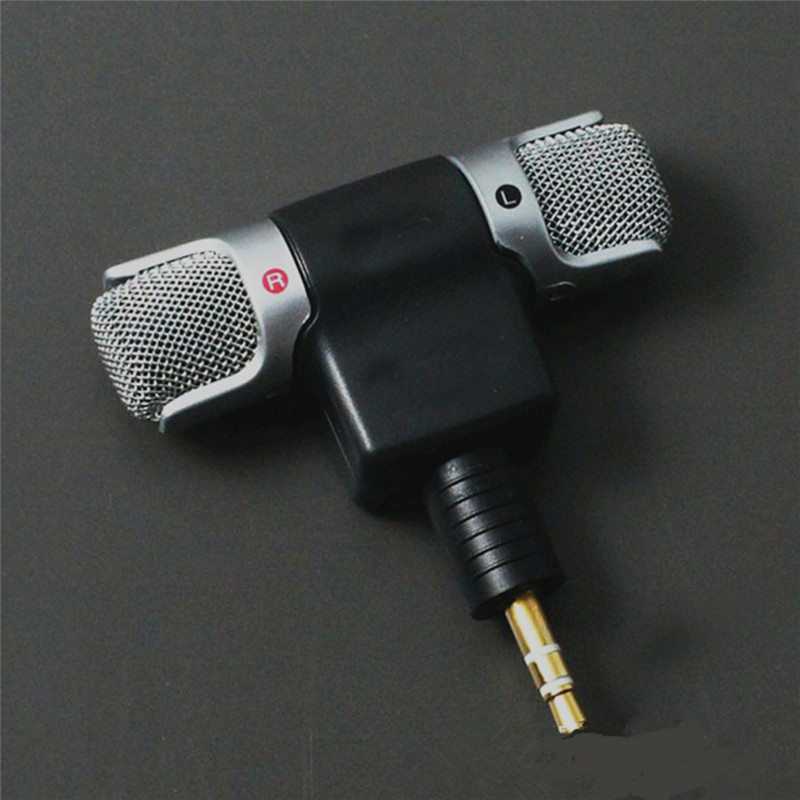 ミニステレオ録音マイクマイク3.5ミリメートルミニジャックと - Audiophile Headphone Wired のレビューと価格