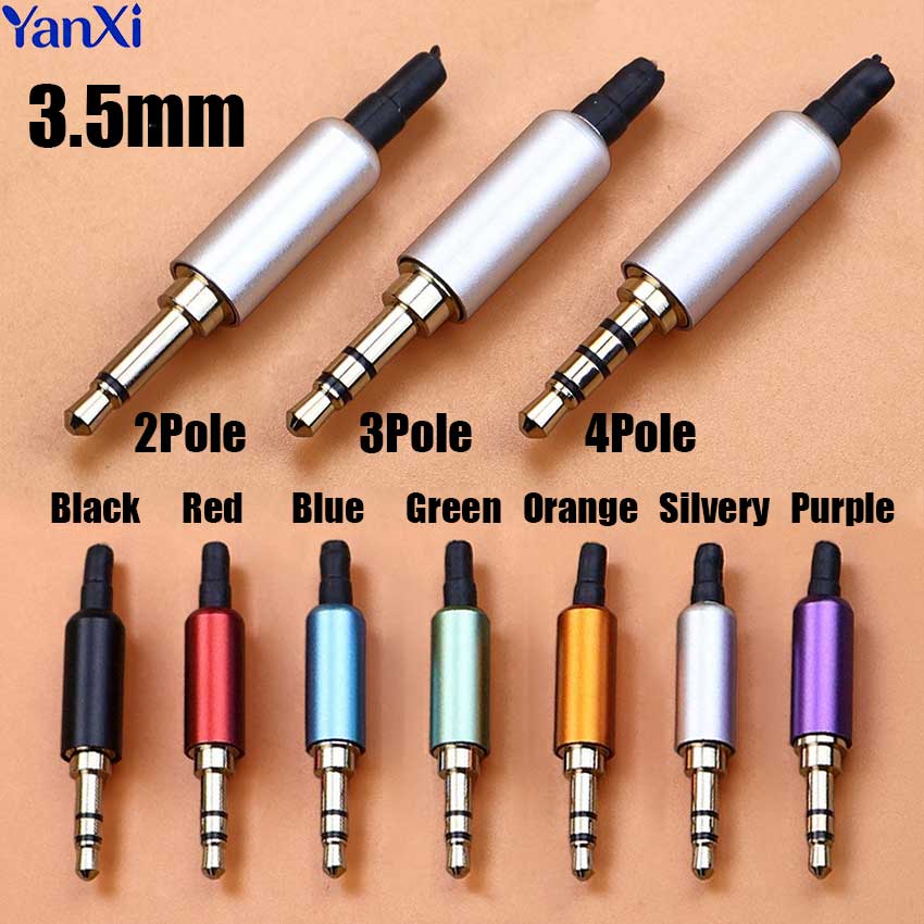 1個 3.5mm モノラル/ステレオヘッドホンプラグ DIY - Audiophile Headphone Wired のレビューと価格