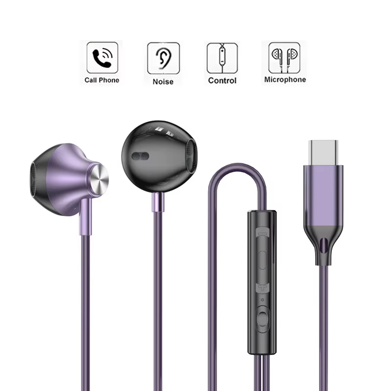 インイヤー有線ヘッドフォン HiFi 音楽イヤホン ハンズフ - Wired Earphone Mic のレビューと価格