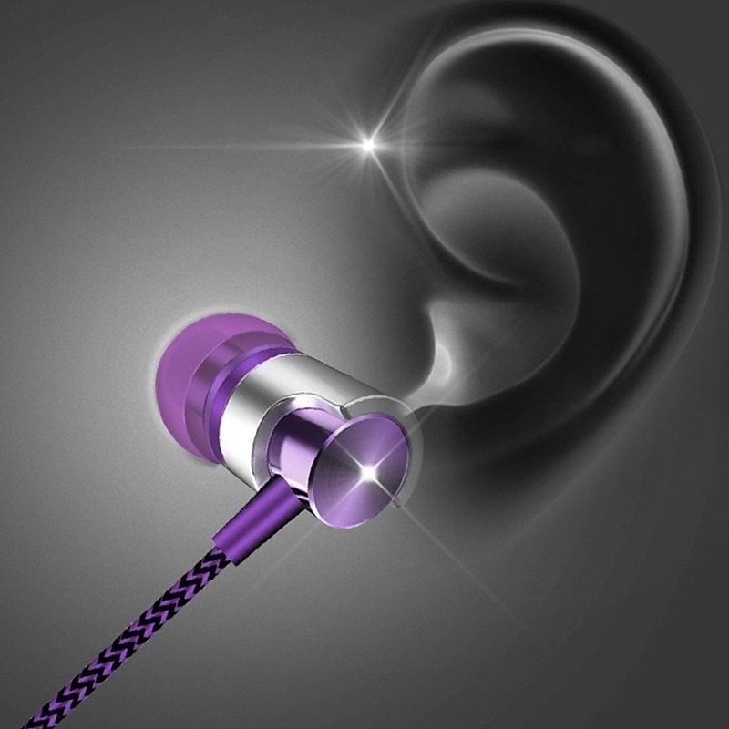 9D ステレオ有線ヘッドフォン低音マイク付きイヤホンインイヤ - Wired Earphone Mic のレビューと価格